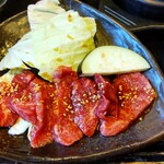 Yakiniku Housen - カルビ定食：お肉柔らか～