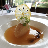 ザ・フジヤ - 柿のピュレとソルベ