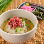 Ochazuke（boiled rice with tea）