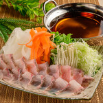 Fish shabu shabu shabu ~with special fish soup~