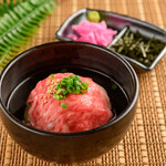 Meat Ochazuke（boiled rice with tea）