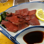 ラーメン 八海山 - 鹿刺し