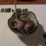Rokubee - お通し　つぶ貝の煮つけ