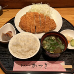 Tonkatsu Katsuki - ♦︎特大ロースかつ定食　1,650円(税込み)
