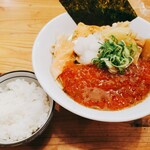 らーめん いつ樹 - 冷やし中華サーモン親子　プチご飯付き　1,600円