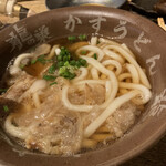 焼肉ホルモン 龍の巣 - 名物かすうどん