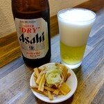 麺屋 承太郎 - 【2022.10.18(火)】瓶ビール590円