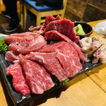 焼肉一心たん助 - お通し盛り合わせ