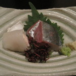 やさい料理 つむぎや - うまづらはぎの肝巻き最高♪