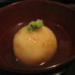 やさい料理 つむぎや - 蓮根饅頭