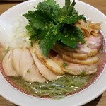 Rock’anDo - グリーン麺ゆずみつば しお肉増し