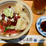 すし太郎 - ランチメニューのまぐろ丼