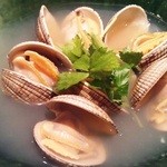 Japanese Dining ゑびすダイニング - 鬼あさり・・・ぷりぷりの身がジューシーでとっても美味しい。時期としてはこれが最後位なんだとか。