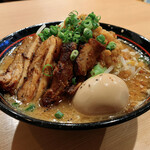 らくばる - 楽二郎太麺（240g）にんにく背脂