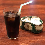あなごと日本酒 なかむら - 定食にセットのアイスコーヒー
