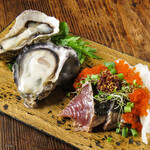 Famous bonito seared oysters from Hyogo prefecture