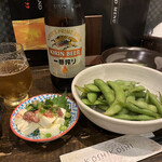 Wajian Dainingu Koshi Koshi - 酒盗チーズ、枝豆