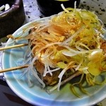 かとりや 溝の口店 - 厚揚げ焼き￥80＠ネギダクです