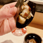 鮓 きずな - 宮城県産 海苔の焼きアナゴ 静岡県産 海苔