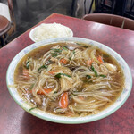 Sankouen - サンマー麺850円・小ライス150円