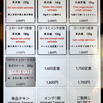 とんかつ七井戸 - 券売機