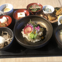 僧伽小野 京都浄教寺 - 紫雲（僧伽ちらし・京のほうじ茶ブランマンジェ）