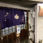 安兵衛 - 木の引き戸はやさしく左へ