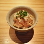 とり茶太郎 - ささみのなめろう 青唐味噌