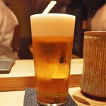 とり茶太郎 - 生ビール