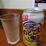 俺の中華たなか家 - 待たずに登場「のどごし生」❗グラスも冷え❄冷え❄❗❗