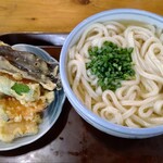 うどん田中 - 野菜天うどん(大) 720円