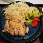 Babirusa - チキンとチキンライスとサラダ