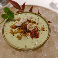 レ セゾン - 海苔とピスタチオのムース