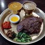 シバダイニング - Dセット税込み1111円　カレーはアルタマ　ディドはコドをチョイス