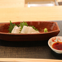 日本料理 藤井 - ■向
                      　平目　赤貝    赤海老