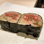 Edomaezushi Sushifuku - トロたく巻き