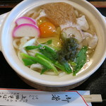 上田そば店 - 鍋焼きうどん700円