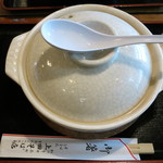 上田そば店 - 鍋焼きうどん700円