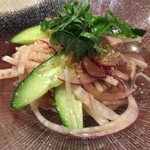 焼肉 スタミナ苑 - 梅ミノ刺し