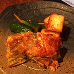 焼肉 スタミナ苑 - キムチ盛り