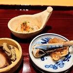 銀座 しのはら - お酒のアテ的3品