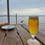 海のレストラン - 生ビール