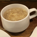 キャトルラパン　神戸三宮 - 卵スープ