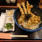 讃岐麺屋 あうん - 料理写真:土ごぼうと舞茸天のぶっかけ