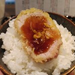 とんかつ けい太 - ソースフィレカツオンザライス