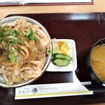 Kitaoumi Shokudou - 北近江特製生姜焼き豚バラ丼