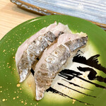 寿司おのざき - 太刀魚炙り ¥380 (税込)
