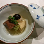 お宿　のし湯 - 炊き合せ：鰤大根　鰤・春大根・青蕗・筍の子