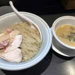 らーめん三極志 - 雉白湯つけ麺(1000円)