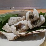 葵 - ハモの湯引き